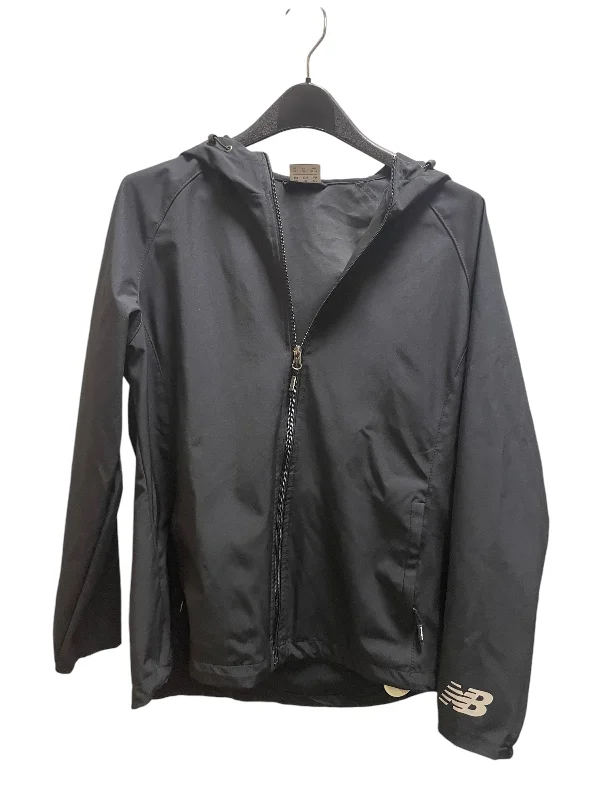 Athletic Jacket By New Balance In Black, Size: Xl